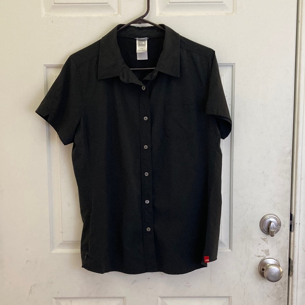 The North Face Women's Button Down Top Short Sleeves Size XL